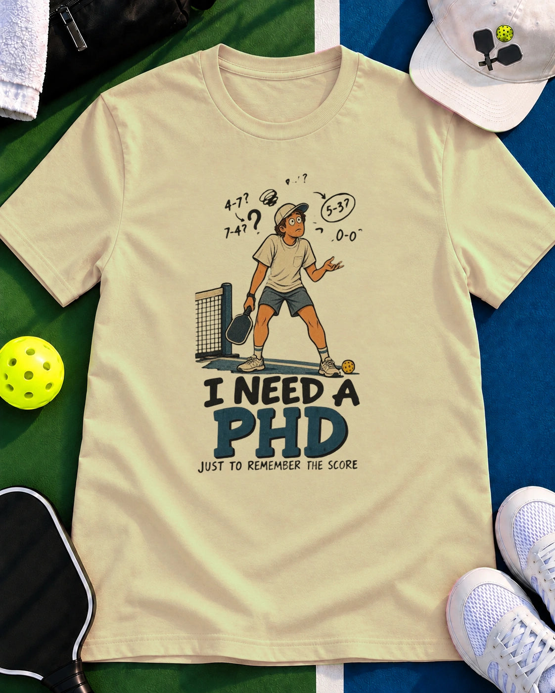 I Need A PhD Just To Remember The Score Pickleball T-Shirt