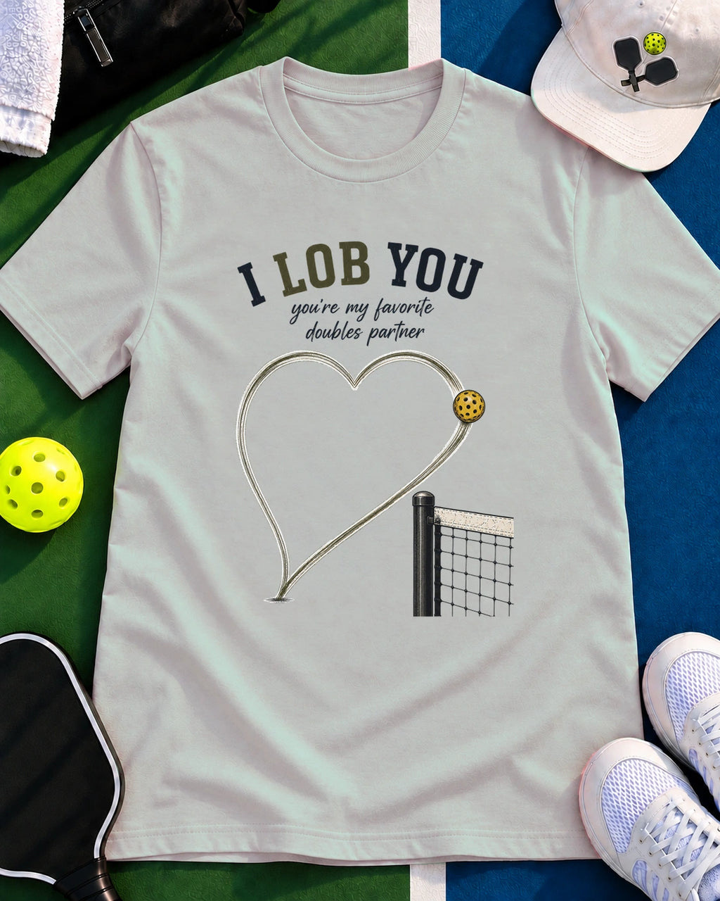 I Lob You Pickleball T-Shirt