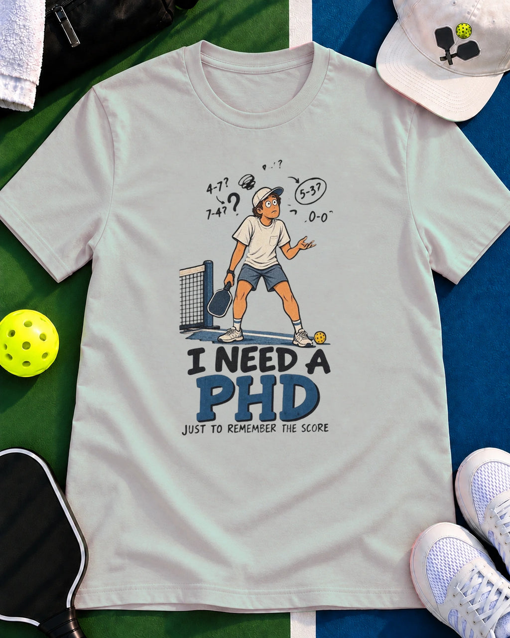 I Need A PhD Just To Remember The Score Pickleball T-Shirt