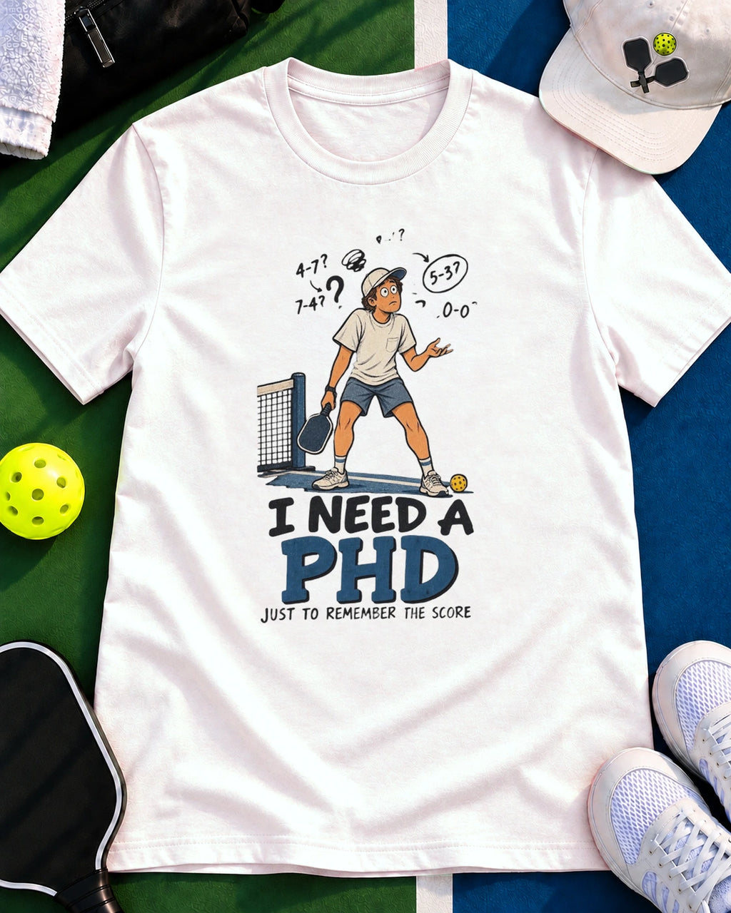 I Need A PhD Just To Remember The Score Pickleball T-Shirt