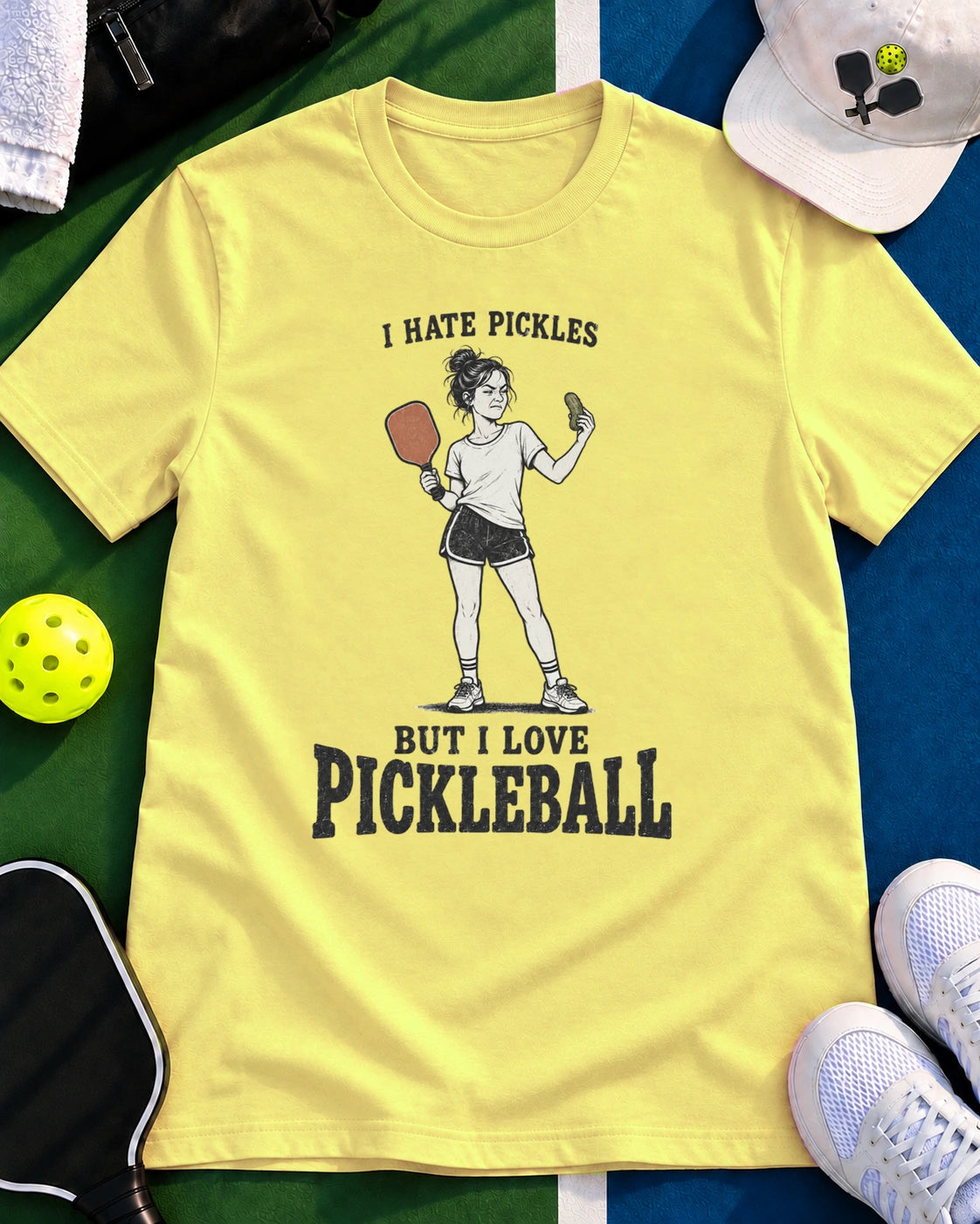 I Hate Pickles But I Love Pickleball T-Shirt