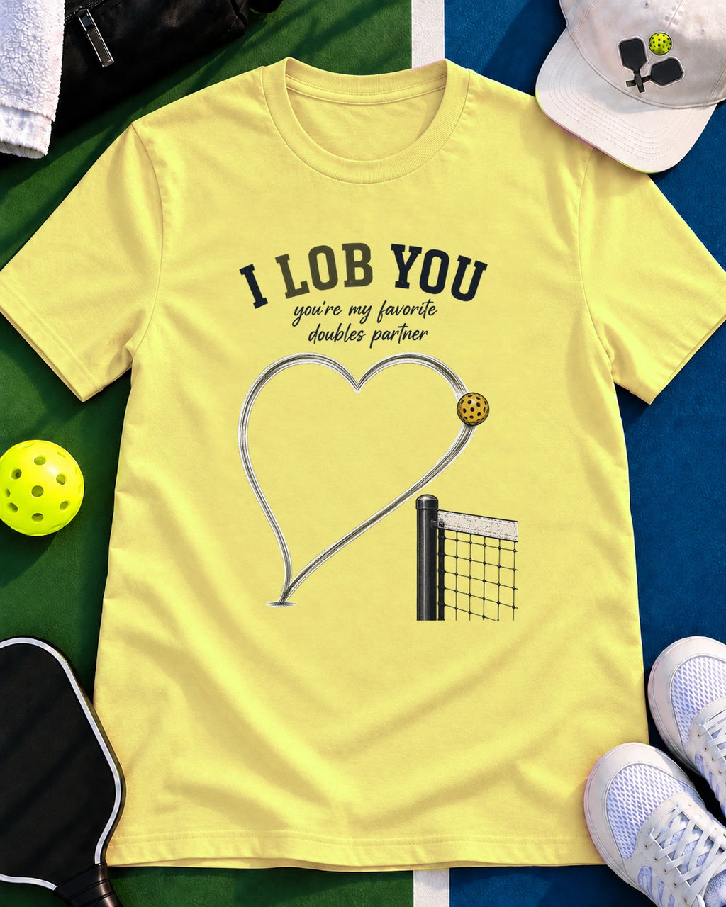 I Lob You Pickleball T-Shirt